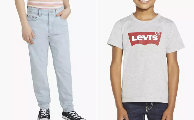 Levis Mini Mom Girls Jeans