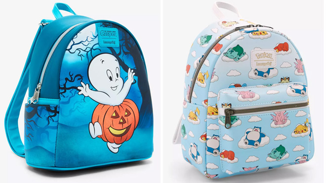 Loungefly Casper The Friendly Ghost Pumpkin Mini Backpack Loungefly Casper The Friendly Ghost Pumpkin Mini Backpack