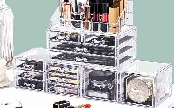 Makeup Organizer 4 Pieces Makeup Organizer 4 Pieces
