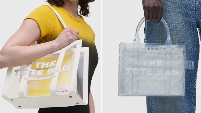 Marc Jacobs The Clear Medium Tote Bag and Marc Jacobs The Small Tote Marc Jacobs The Clear Medium Tote Bag and Marc Jacobs The Small Tote