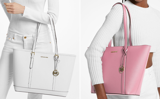 Michael Kors Jet Set Travel Large Saffiano Leather Tote Bag Michael Kors Jet Set Travel Large Saffiano Leather Tote Bag