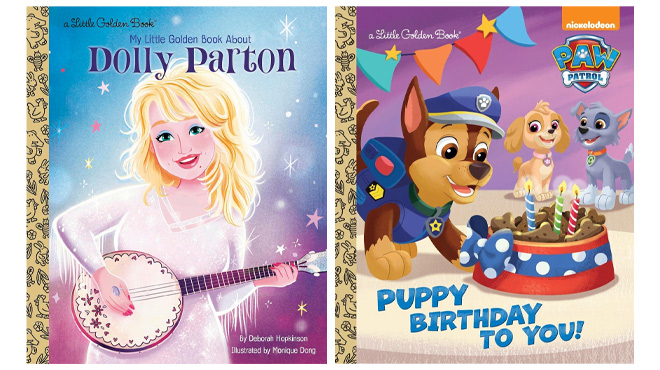 My Little Golden Book About Dolly Parton and Paw Patrol Puppy Birthday to You Little Golden Book