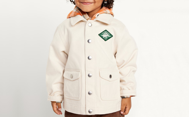Old Navy Toddler Boy Collared Button Front Utility Jacket Old Navy Toddler Boy Collared Button Front Utility Jacket