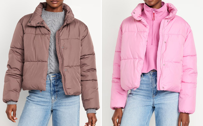 Old Navy Women's Quilted Puffer Jacket