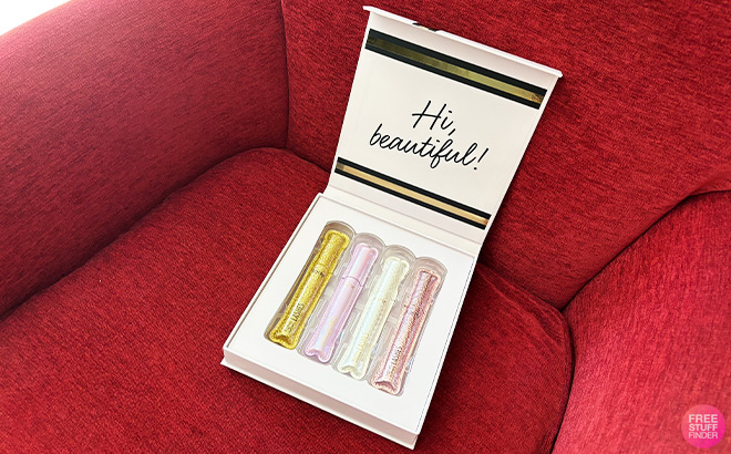 Opened Mascara Gift Set Box Opened Mascara Gift Set Box