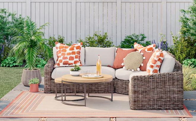 Origin 21 Geometric Shibori Square Throw Pillow Origin 21 Geometric Shibori Square Throw Pillow