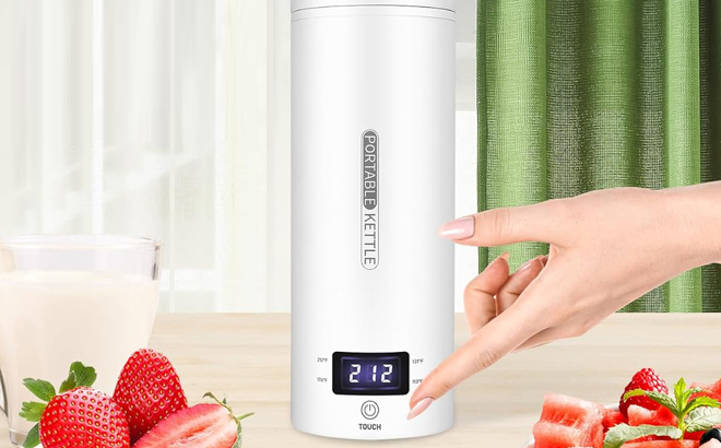 Portable Electric Kettle on a Table Portable Electric Kettle on a Table