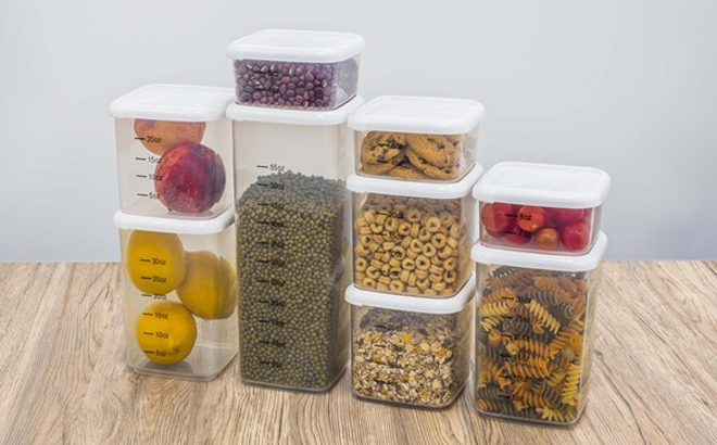 Residence by 3p 18 Piece Measuring Food Containers Residence by 3p 18 Piece Measuring Food Containers