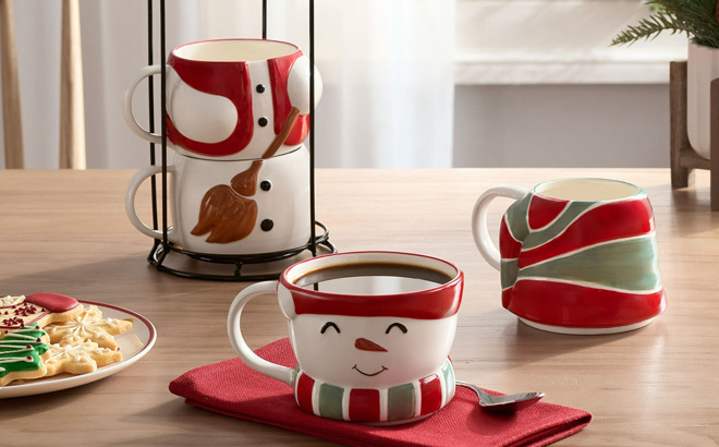 Snowman Holiday Mugs Snowman Holiday Mugs