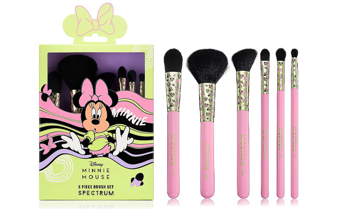 Spectrum Disney Minnie 6 Piece Makeup Brush Set Spectrum Disney Minnie 6 Piece Makeup Brush Set