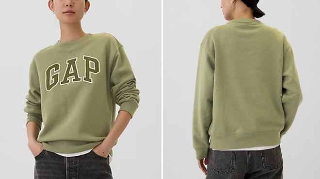 GAP Factory Womens Logo Sweatshirt GAP Factory Womens Logo Sweatshirt