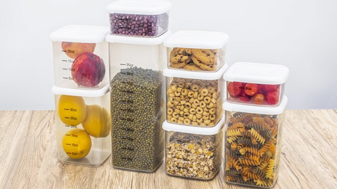 18 Piece Measuring Food Containers 18 Piece Measuring Food Containers