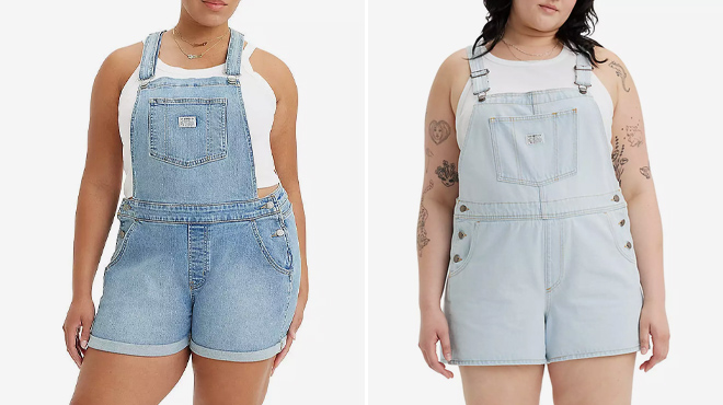Levis Womens Plus Size Shortalls 5 Levis Womens Plus Size Shortalls