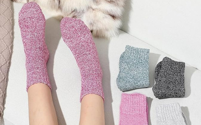 5 Pair Wool Socks 5 Pair Wool Socks