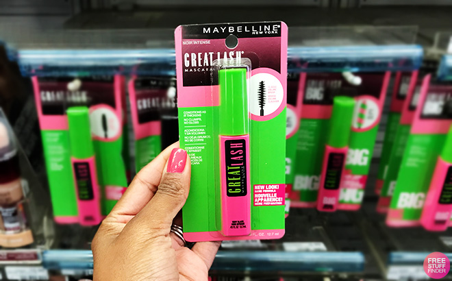 A Person Holding Maybelline Great Lash Washable Mascara A Person Holding Maybelline Great Lash Washable Mascara