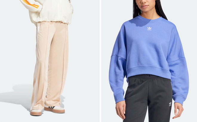 ADIDAS ESSENTIALS CREW FLEECE SWEATSHIRT ADIDAS ESSENTIALS CREW FLEECE SWEATSHIRT