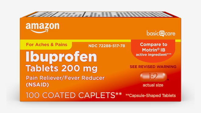 Amazon Basic Care Ibuprofen Tablets 1 Amazon Basic Care Ibuprofen Tablets 1