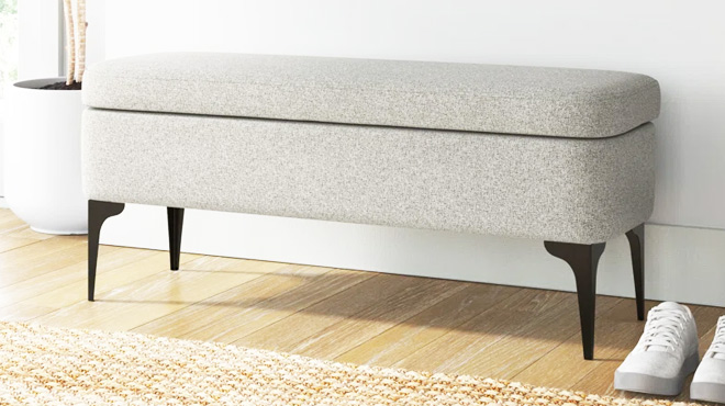 Ameelya Upholstered Storage Bench Ameelya Upholstered Storage Bench