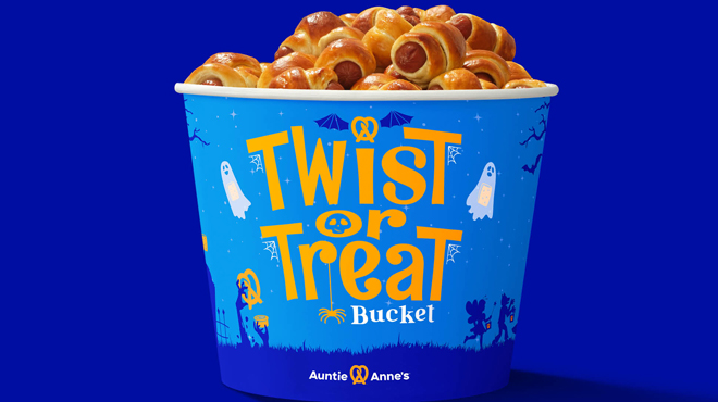 Auntie Annes Twist or Treat Halloween Bucket