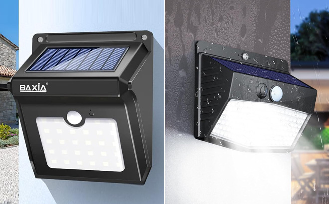 BAXIA TECHNOLOGY Solar Outdoor Lights 4 Pack BAXIA TECHNOLOGY Solar Outdoor Lights 4 Pack