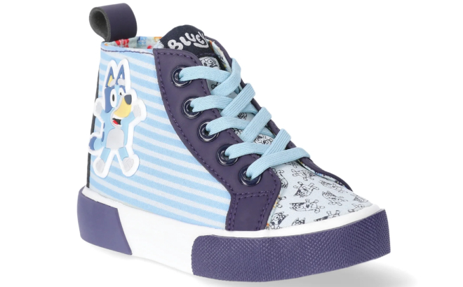 Bluey Bingo Matching Toddler Boys Lace Up High Top Shoes Bluey Bingo Matching Toddler Boys Lace Up High Top Shoes