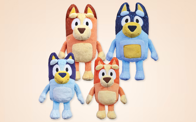 Bluey Heeler Family Plush Set Bluey Heeler Family Plush Set