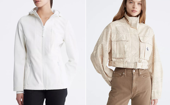 Calvin Klein Hooded Soft Shell Jacket Calvin Klein Hooded Soft Shell Jacket