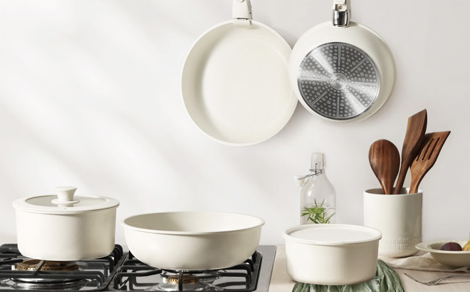 Carote 17 Piece Nonstick Cookware Set Carote 17 Piece Nonstick Cookware Set