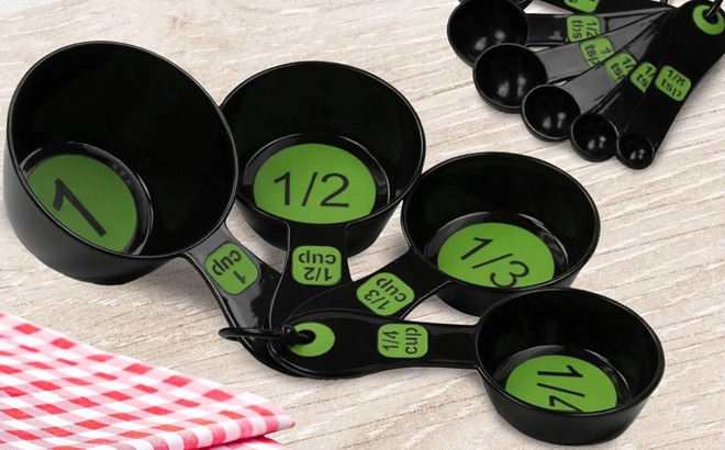 Chef Craft Easy to Ready Plastic Measuring Cup Set Chef Craft Easy to Ready Plastic Measuring Cup Set
