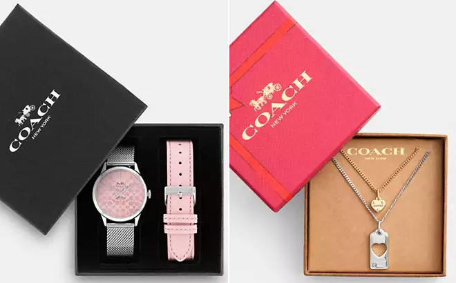 Coach Outlet Boxed Ruby Watch Gift Set Coach Outlet Boxed Ruby Watch Gift Set