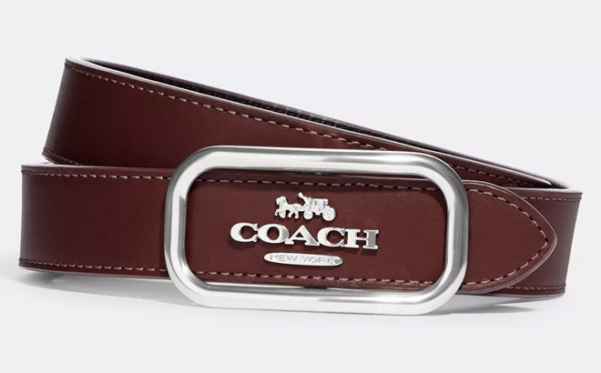 Coach Outlet Morgan Rectangle Buckle Belt Coach Outlet Morgan Rectangle Buckle Belt