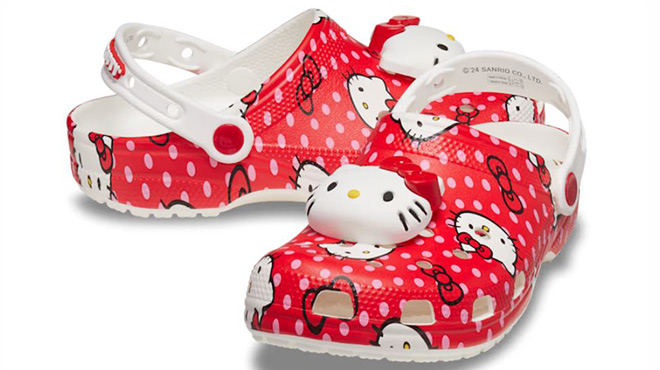 Crocs Hello Kitty Red Classic Clogs Crocs Hello Kitty Red Classic Clogs