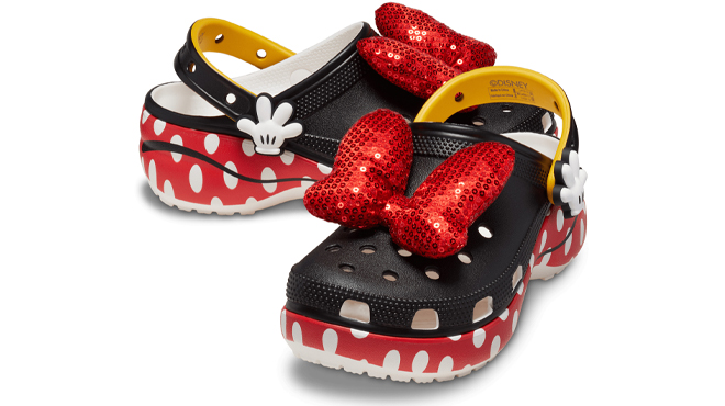 Crocs Minnie Mouse Classic Platform Clogs Crocs Minnie Mouse Classic Platform Clogs