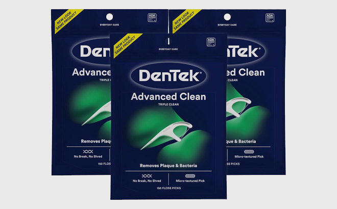 DenTek 150 Count Floss Picks 3 Packs DenTek 150 Count Floss Picks 3 Packs