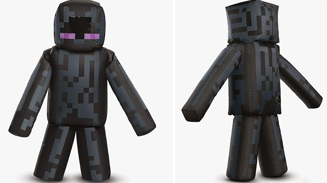 Disguise Halloween Inflatable Minecraft Enderman Costume
