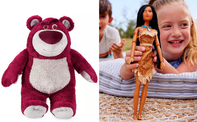 Disney Toy Story 3 Lotso Scented Plush and Pocahontas Classic Doll Disney Toy Story 3 Lotso Scented Plush and Pocahontas Classic Doll