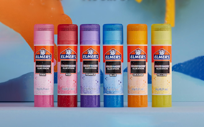 Elmers Color n Glitz Glue Sticks 1 Elmers Color n Glitz Glue Sticks 1