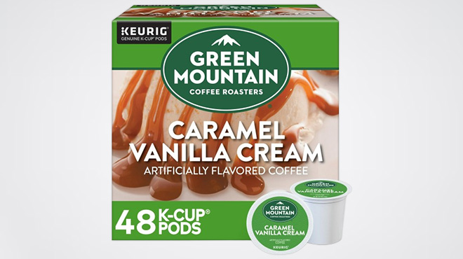 Green Mountain Coffee Roasters Caramel Vanilla Cream K Cup Pods Green Mountain Coffee Roasters Caramel Vanilla Cream K Cup Pods
