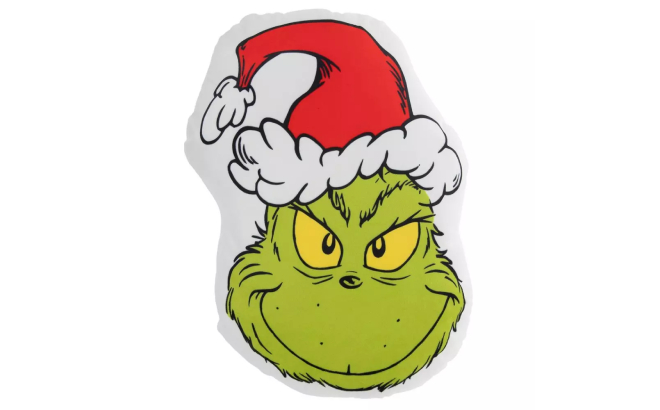 Grinch Head Pillow Grinch Head Pillow