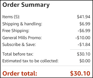 Groceries at Amazon Checkout Groceries at Amazon Checkout