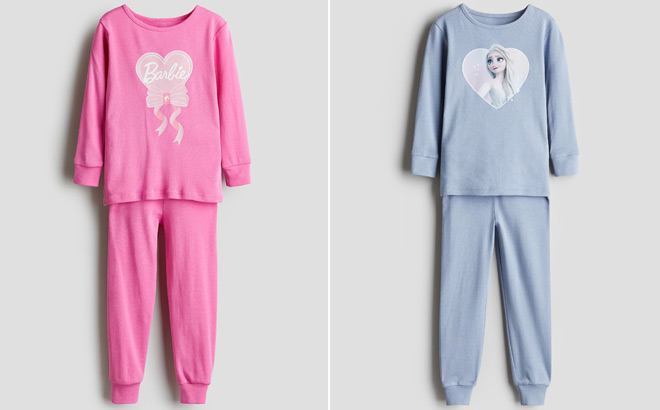 HM Barbie Snug Fit Cotton Jersey Pajamas HM Barbie Snug Fit Cotton Jersey Pajamas