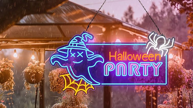 Halloween Ghost Neon Light Halloween Ghost Neon Light 2