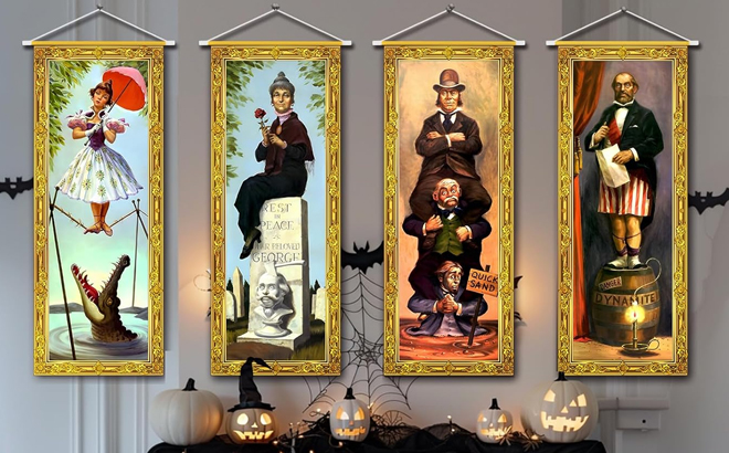 Ianthe 4 Piece Haunted Mansion Portrait Posters Ianthe 4 Piece Haunted Mansion Portrait Posters