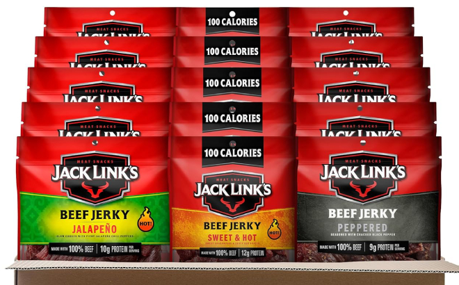 Jack Links Beef Jerky Bold 15 Count Variety Pack Jack Links Beef Jerky Bold 15 Count Variety Pack
