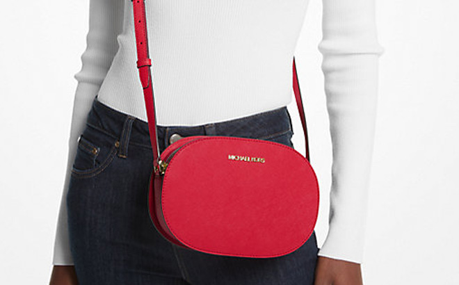 Jet Set Travel Medium Saffiano Leather Crossbody Bag Jet Set Travel Medium Saffiano Leather Crossbody Bag