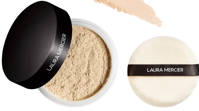 Laura Mercier Translucent Loose Setting Powder with Velour Puff Laura Mercier Translucent Loose Setting Powder with Velour Puff