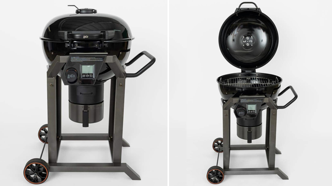 Loco 22 5 Inch SmartTemp Kettle Charcoal Grill with Stand Loco 22 5 Inch SmartTemp Kettle Charcoal Grill with Stand