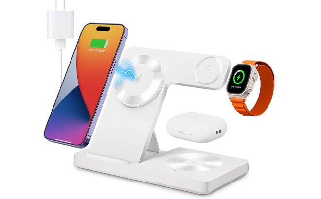 Magnetic 3 in 1 Wireless Charging Station for Magsafe iPhone