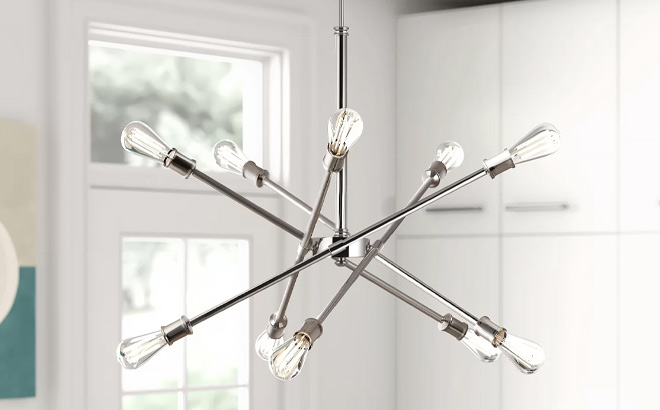 Mercury Row Modern Linear Chandelier Mercury Row Modern Linear Chandelier