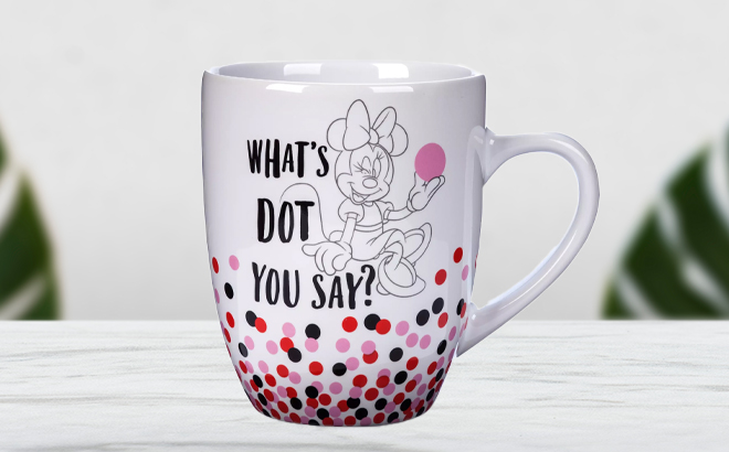 Minnie Mouse Whats Dot You Say Mug Minnie Mouse Whats Dot You Say Mug